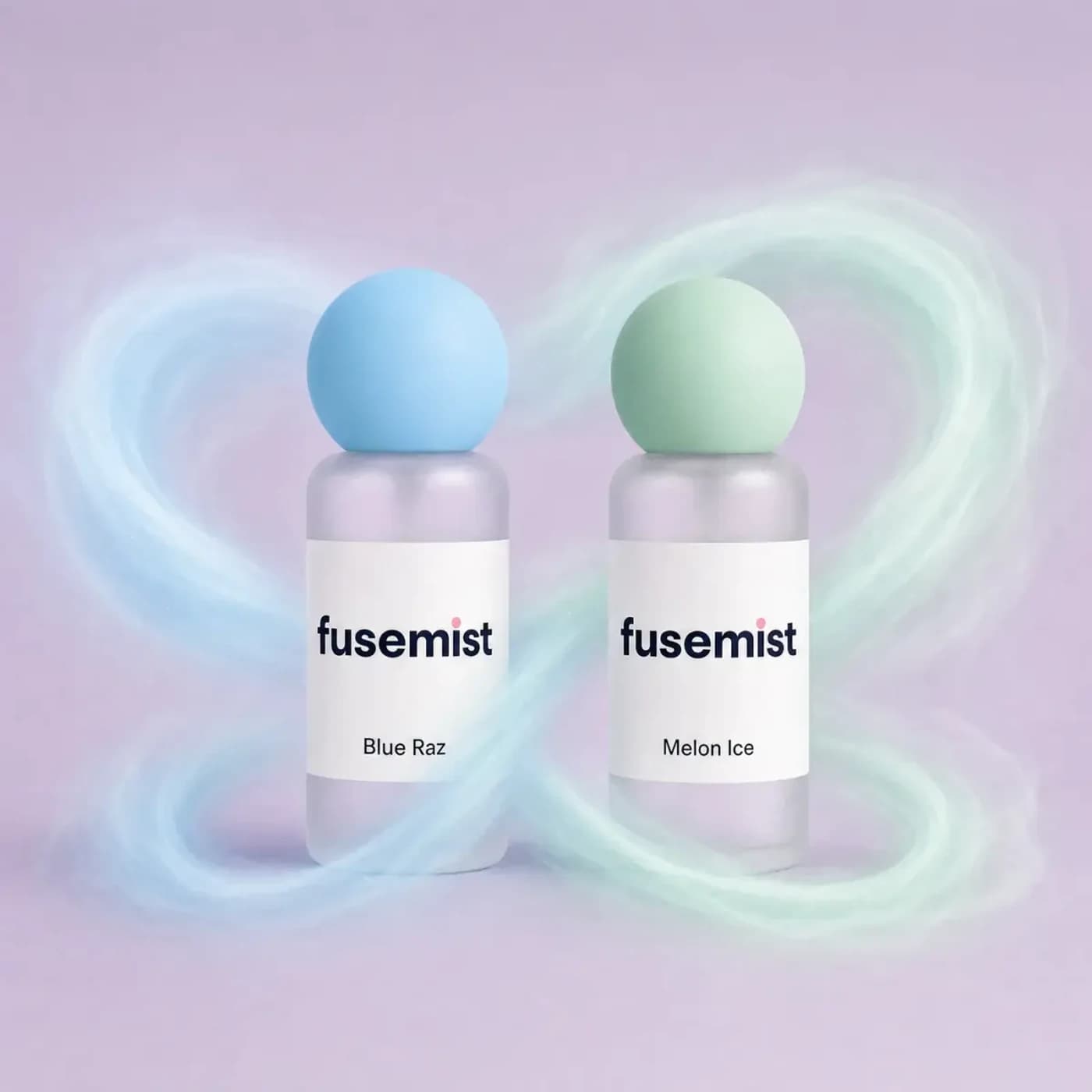 Raz Freeze Bestie Duo — Blue Raz and Melon Ice Fusemist Scent Refresh Mist bottles