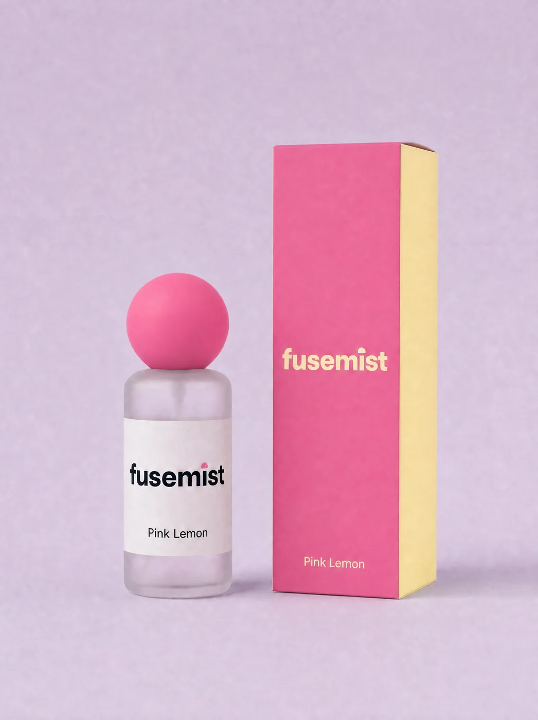 Pink Lemon Fusemist Scent Refresh Mist bottle and carton, 1.01 fl oz